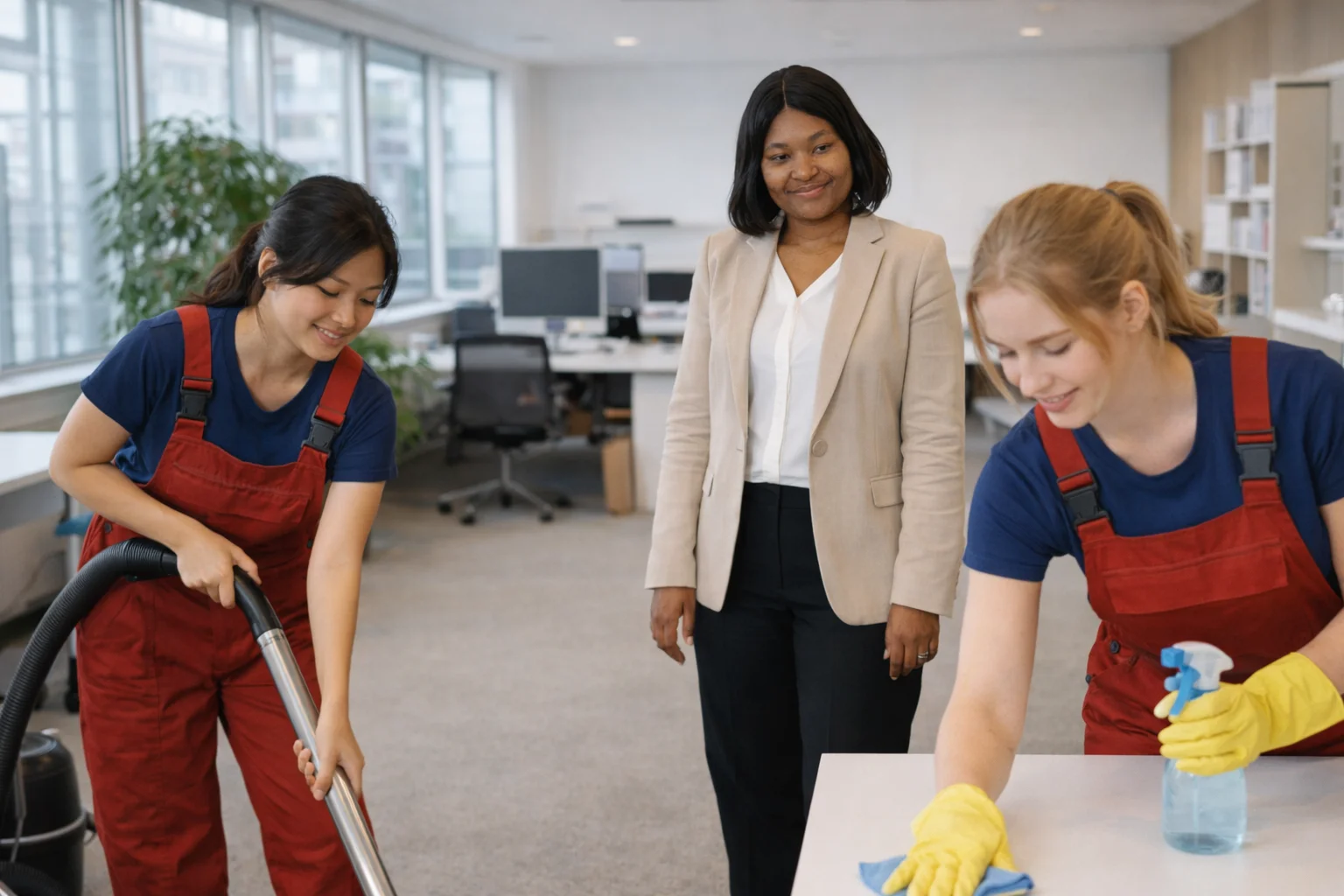 Safira Reinigung Team bei der Arbeit