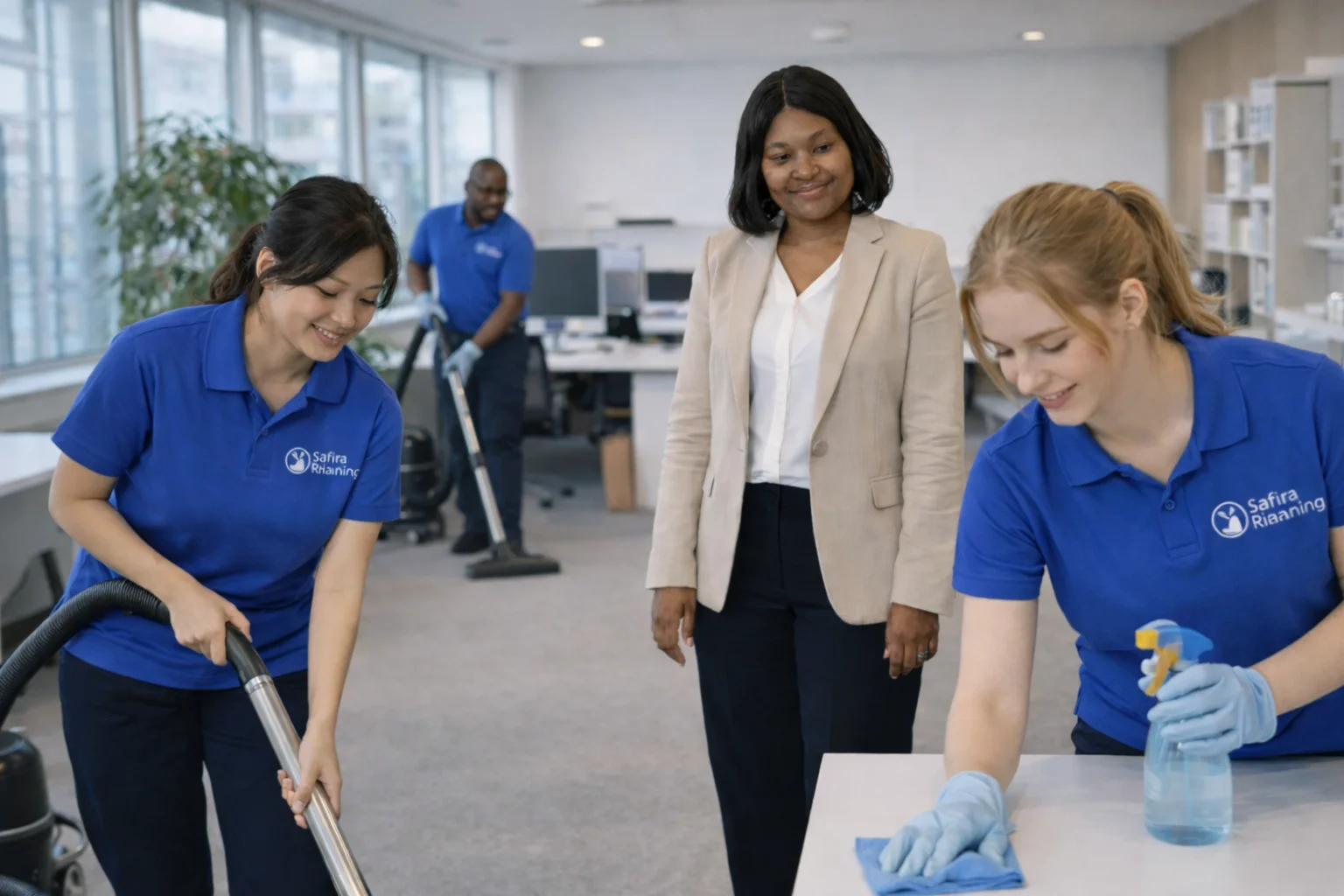 Safira Reinigung Team bei der Arbeit